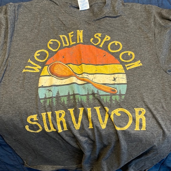 Wooden spoon survivor shirt - Picture 1 of 2